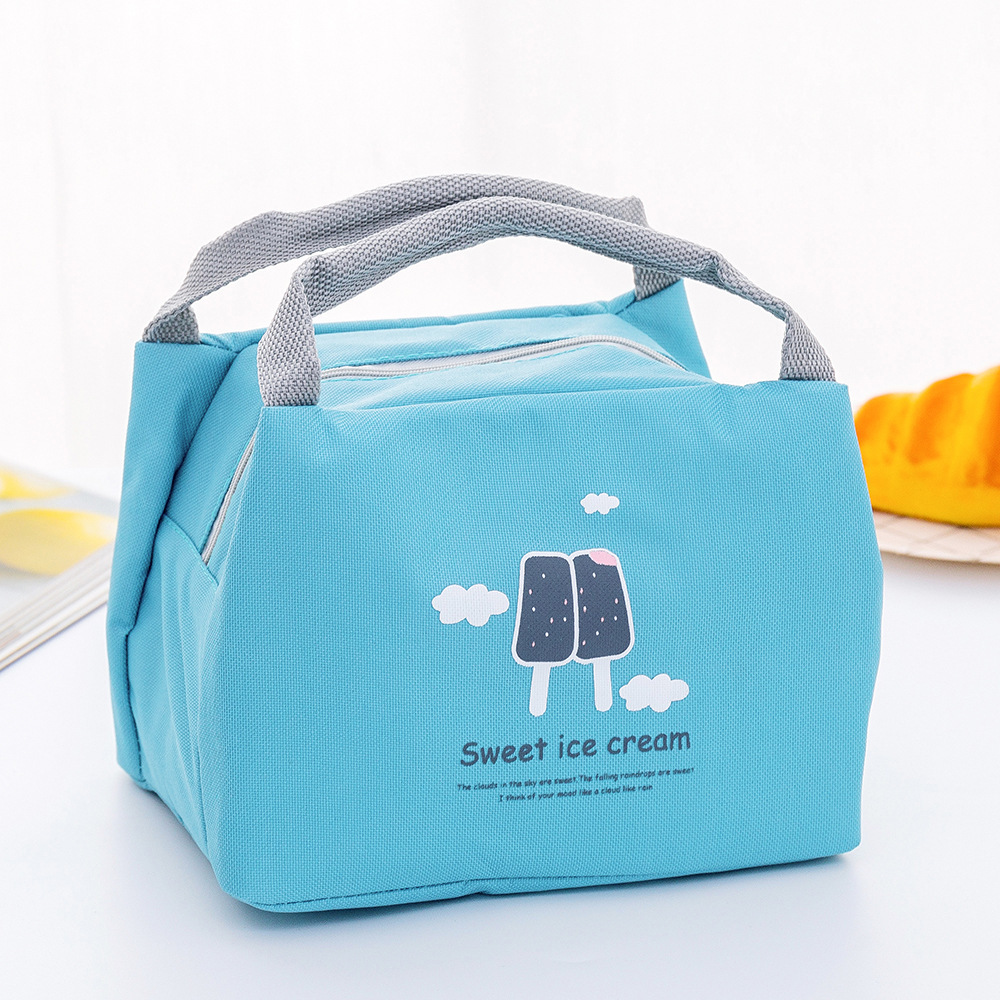 Title 7, Cartoon Cute Student Insulation Bag Lunch Bag S...