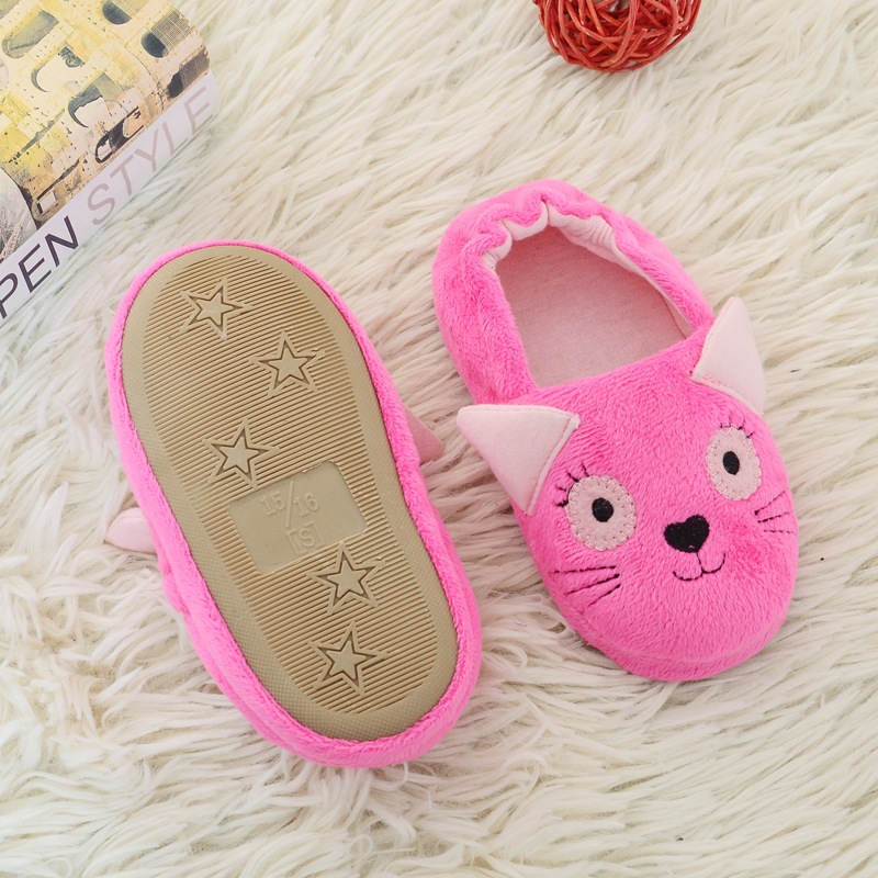 Children's Winter Plush Warm Cotton Slippers — view 4