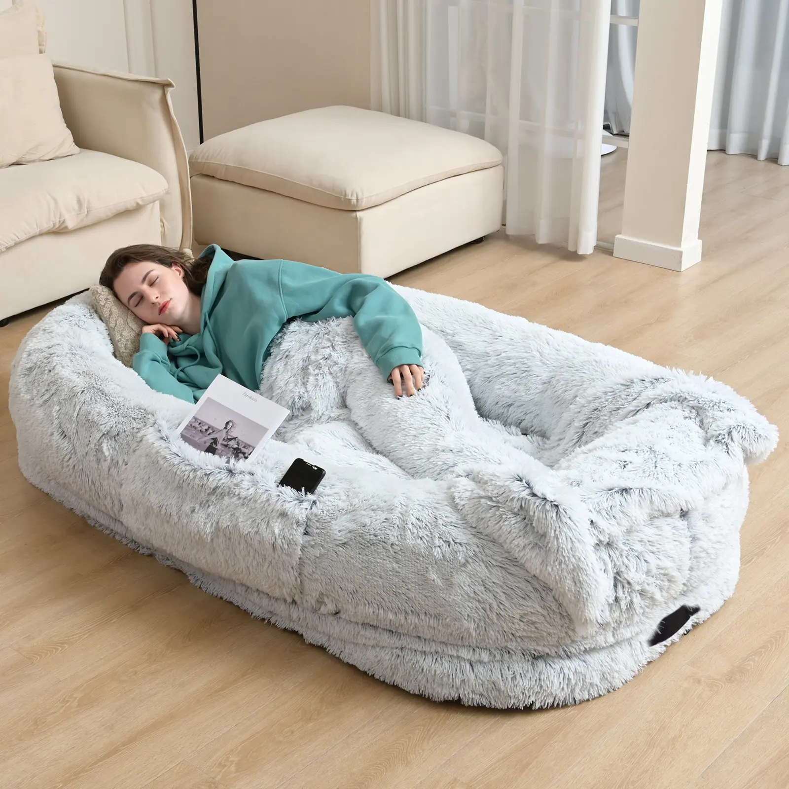 Oversized Human Dog Bed