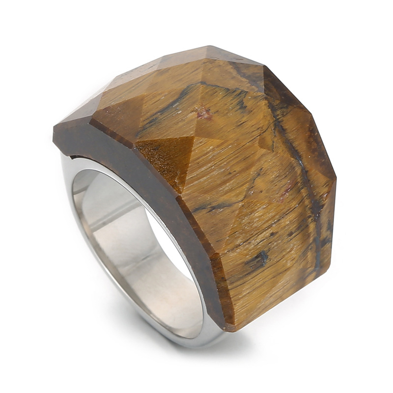 Women's Fashion Natural Stone Ring — foto 16