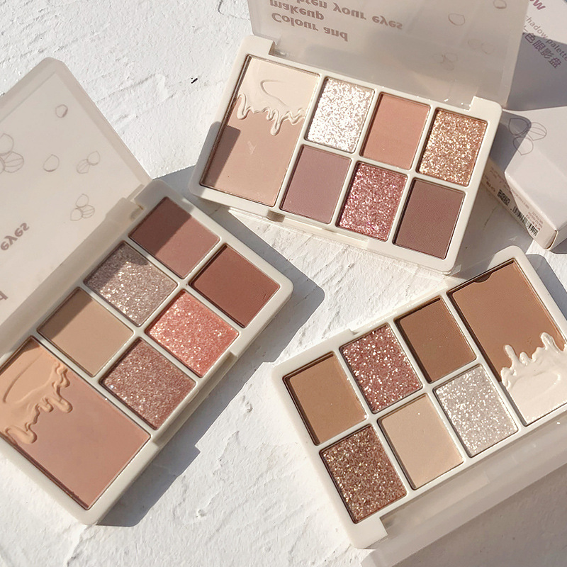 Seven-color Eyeshadow Palette Matte Pearlescent Color