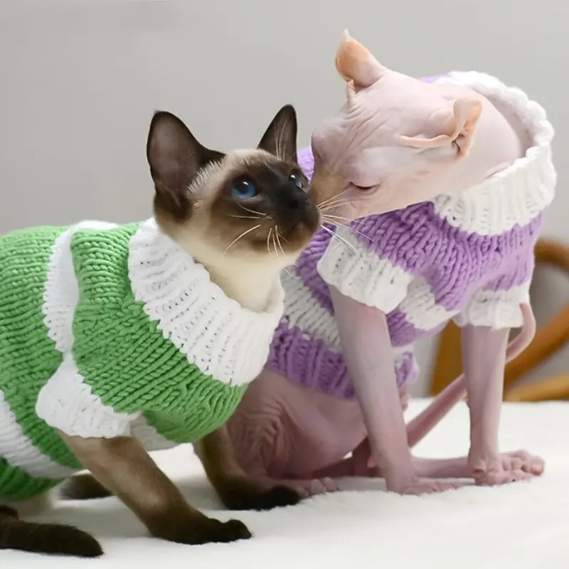 Hairless Cat Warm Sweater Pet Clothes