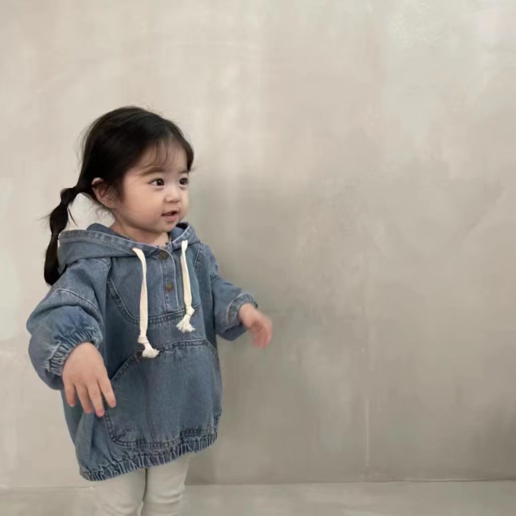 Title 6, Infants Baby Denim Hoodie