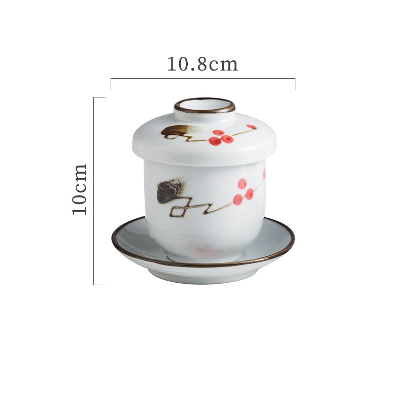 Title 4, Japanese Ceramic Soup Cup With Lid