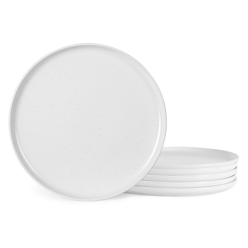 Stone Plate - Alt attribute: A gray stone plate on a white background.