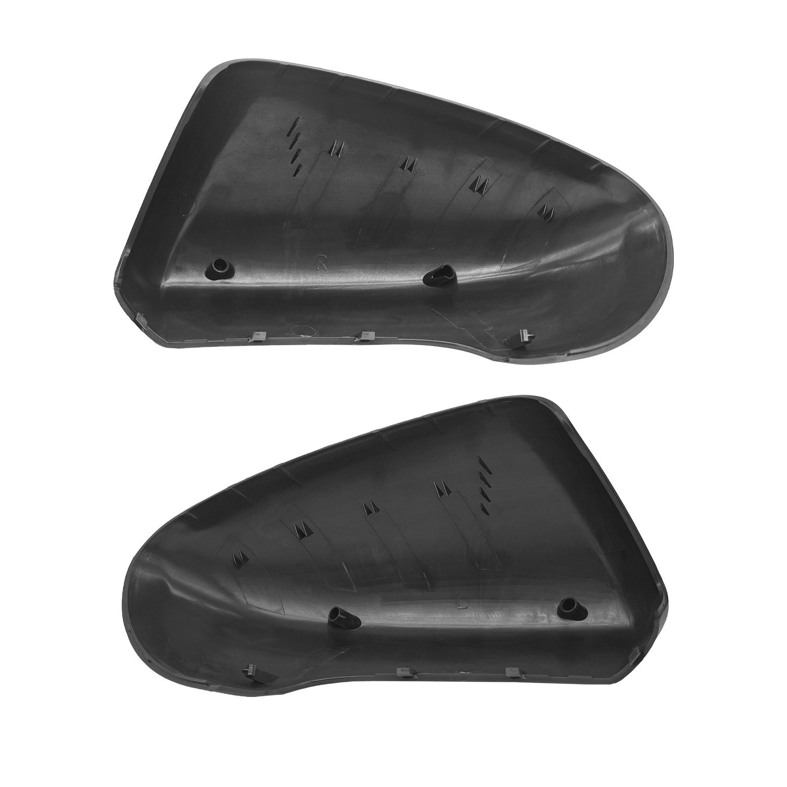 For  Qashqai 2007-2014 J10 Side Door Wing Mirror Cover Caps Textured Black