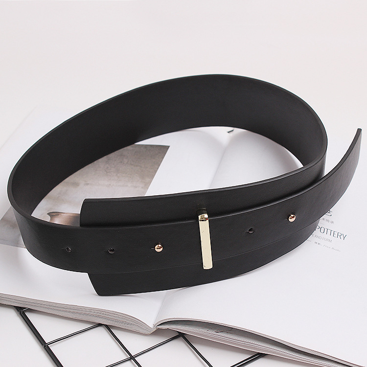 Waistband Girdle Waistband Decorated Dress With A Wide Waist And A Skirt