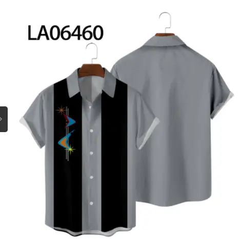 Summer Short Sleeved Shirt Flared Element