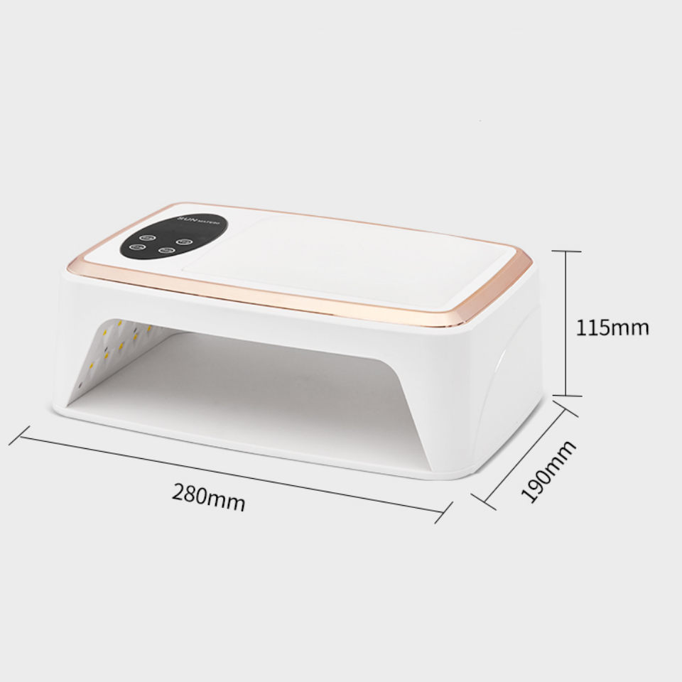 380W Professional Nail Dryer 90 Leds Nail Dryer UV Lamp For Curing All Gel Nail Polish Motion Sensing Manicure Pedicure — foto 2