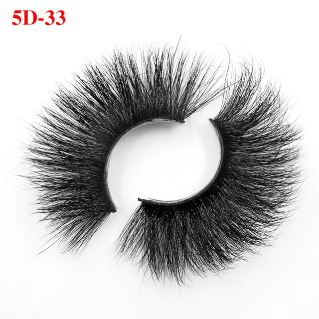 Mink False Eyelashes Lengthened 5D Exaggeration 33Style - Shop at LoveMi