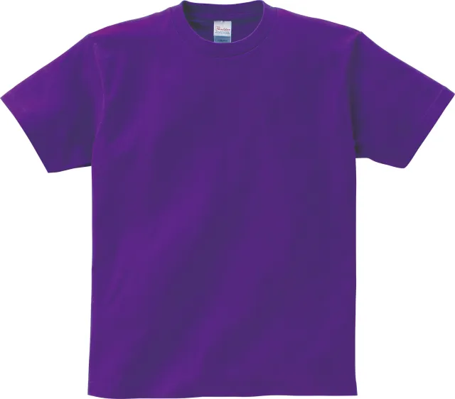 Japanese Pure Cotton Solid Color Couple Short sleeved Bottoming Shirt T shirt Half sleeved Purple - Shop at LoveMi