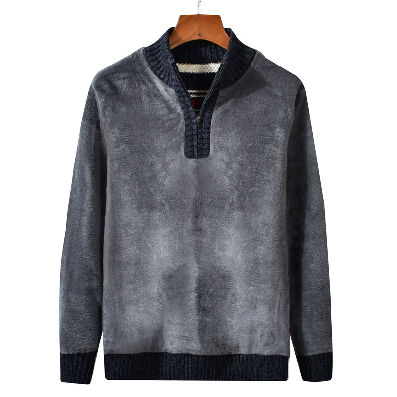 Thick Men's Plus Size Fashion Casual Collar