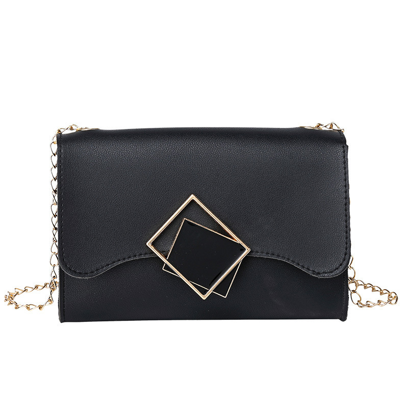 Title 6, Square Buckle One-shoulder Chain Small Square Bag