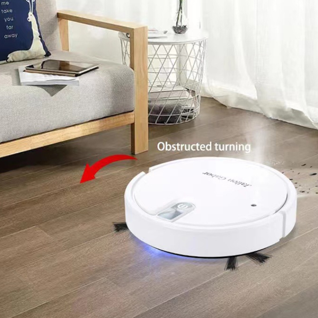 NEW Smart Robot Vacuum Cleaner Automatic Sweeper Floor Clean Rechargeable UK 14