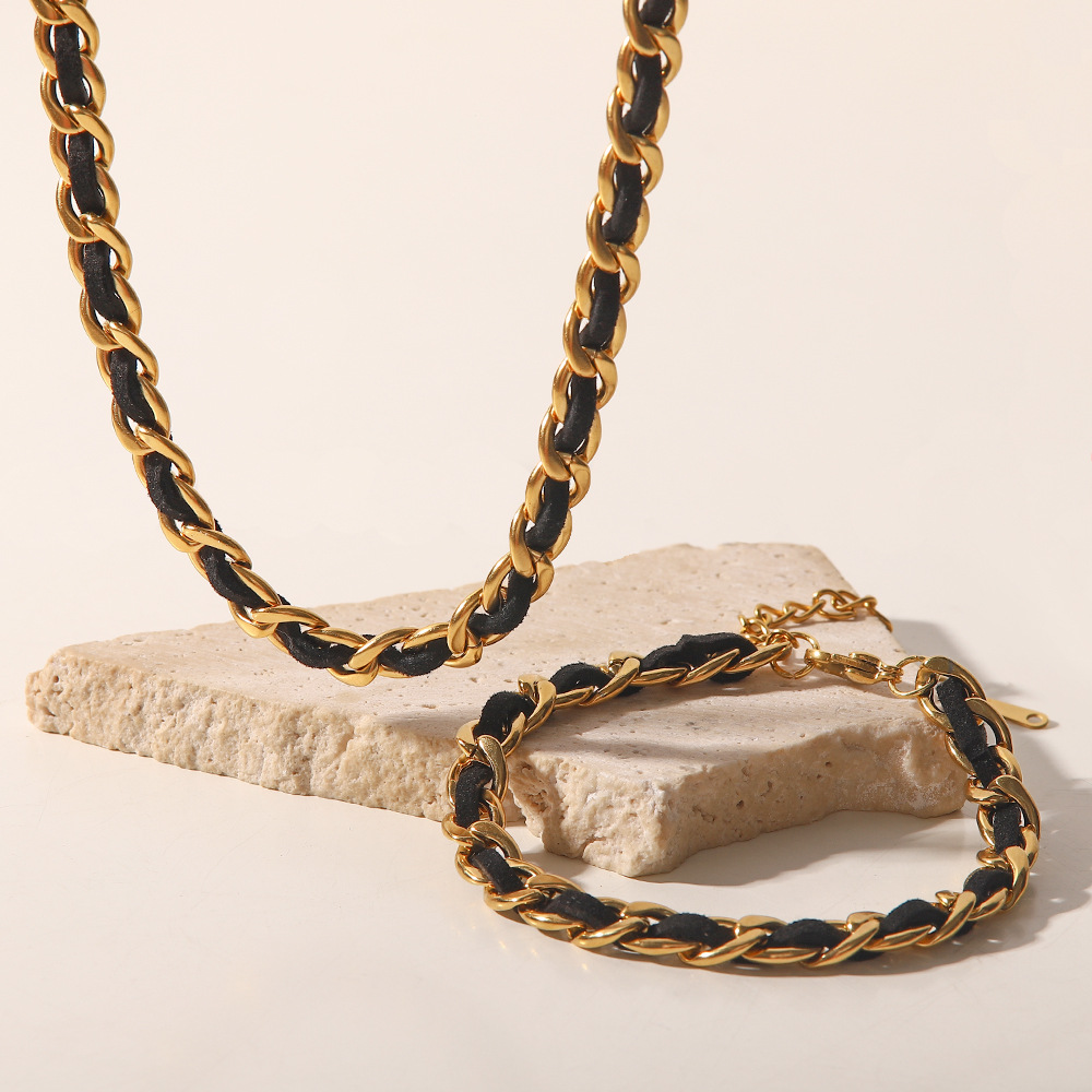 Women's Fashion Stainless Steel Cuban Chain Bracelet