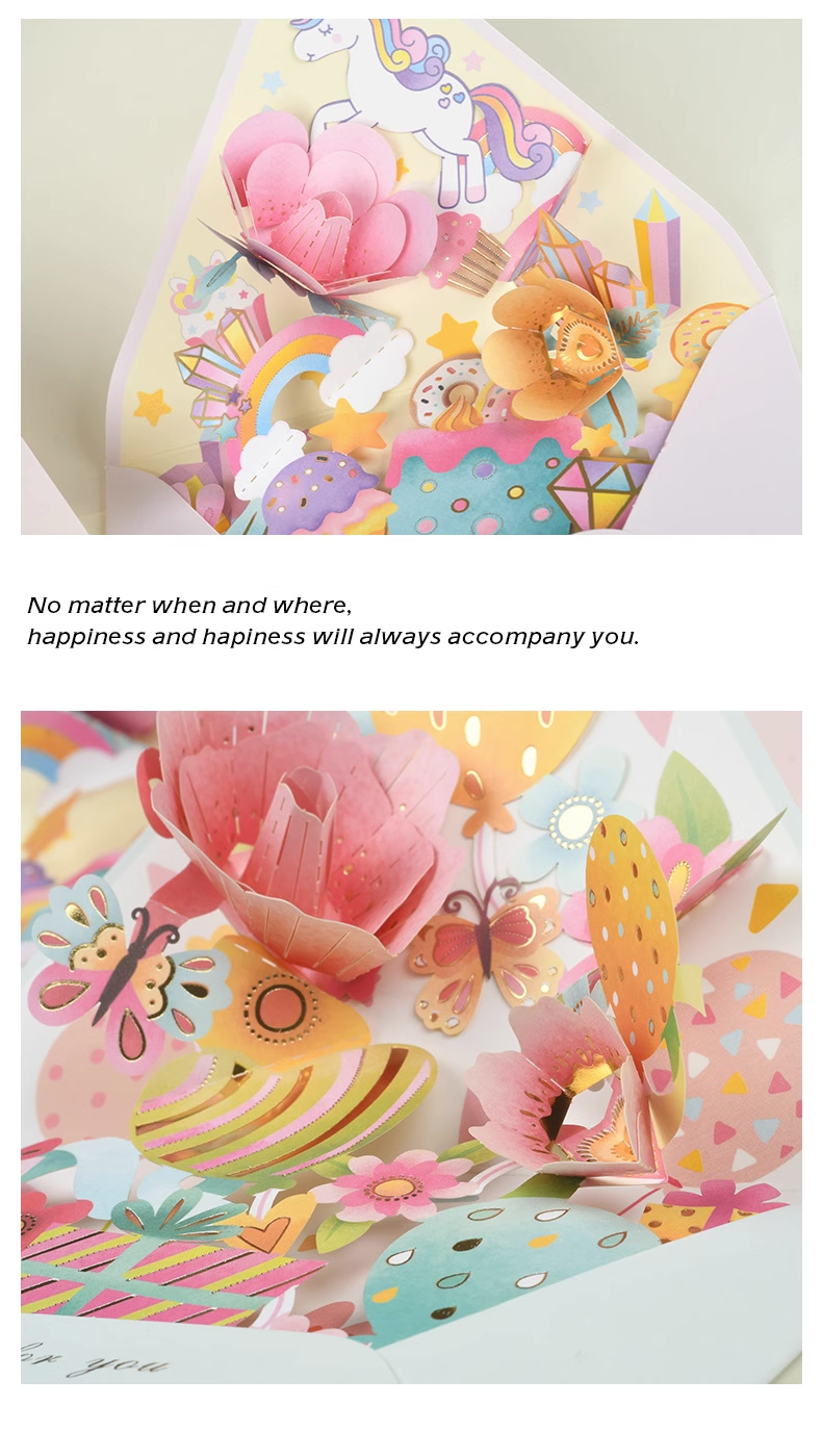 Title 5, Middle Blossom 3D Blessing Greeting Card Envelo...