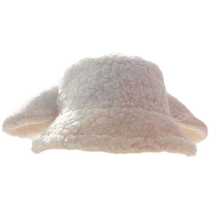 Milky White Cute Lamb Baa Pot Hat