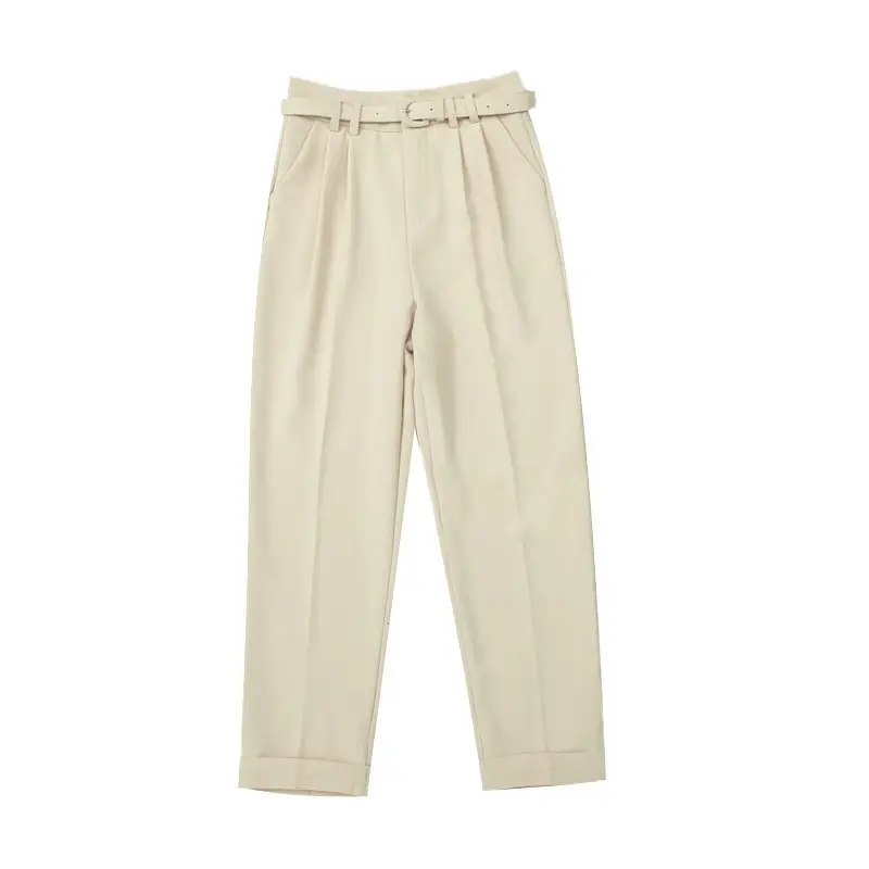 Autumn Female Professional Straight Nine-point Suit Pants