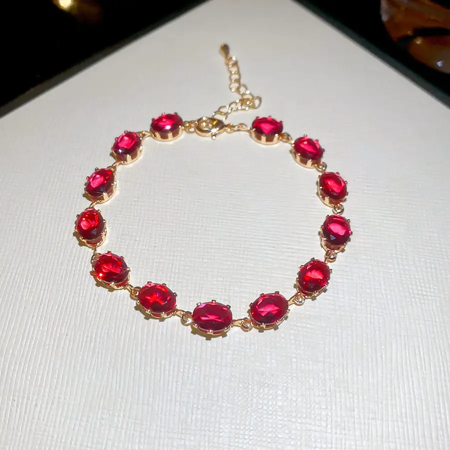 Fashion Geometric Cubic Zirconia Bracelet Minimalist Bangle Daily Wear Jewelry