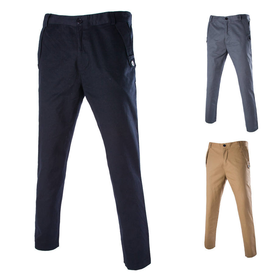 Title 5, Neue britische Herren Slim Casual Pants aus Bau...