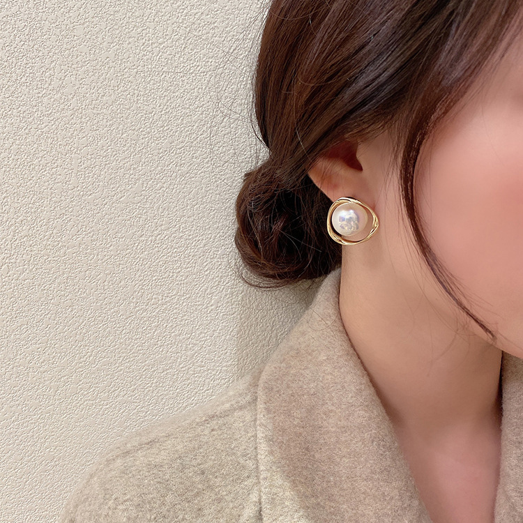 Pearl Earrings All-match Net Red Earrings Female New Style