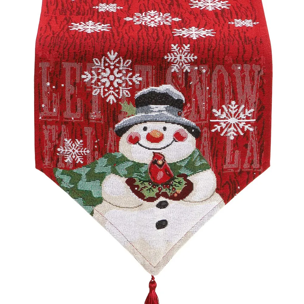 Christmas Tablecloth Decorations For Home Table Xmas Ornaments New Year Decor – image 5
