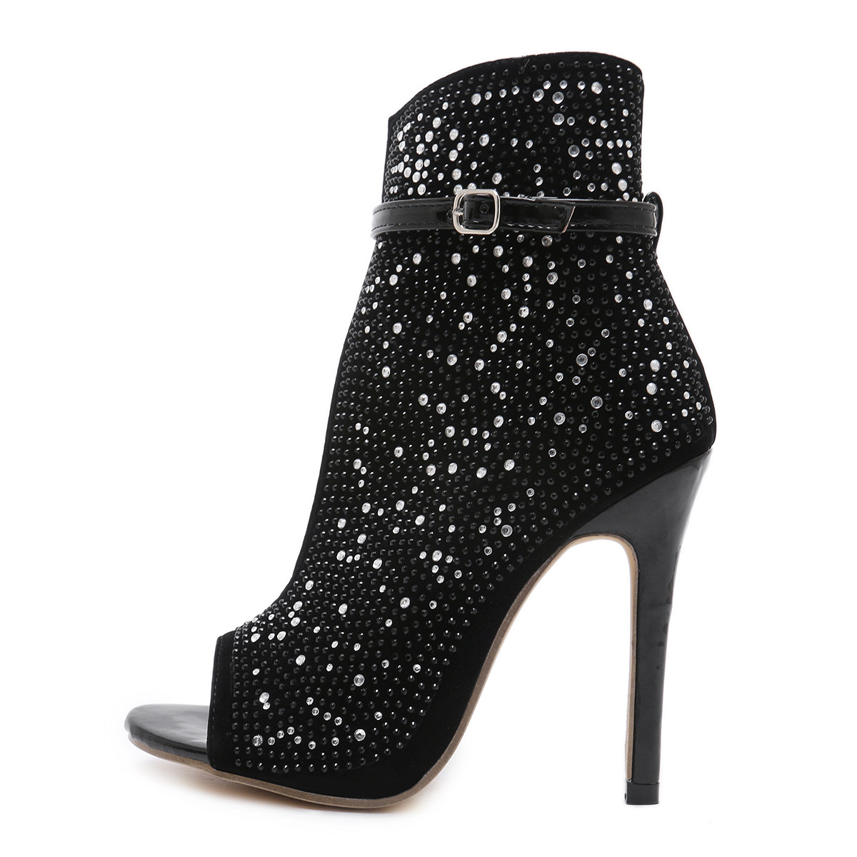 Title 4, Fishbill Rhinestone Stiletto