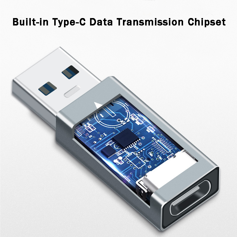 USB 3.1 Male to Type-C Female Adapter USB A - Image 4