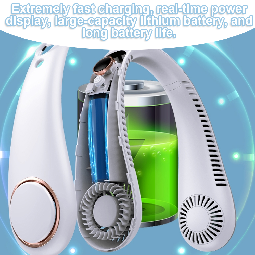 Neck Fan Bladeless Premium Air Conditioner Personal Cooling Fan Travel Portable