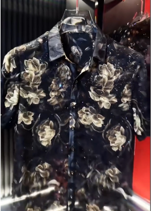 Men's Fashion Summer Sequin Shirt