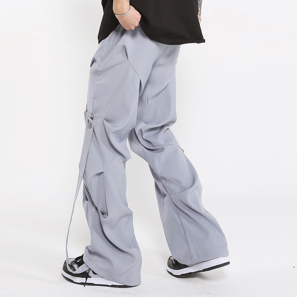 Title 4, High Street Tide Loose Micro-Flare Pants