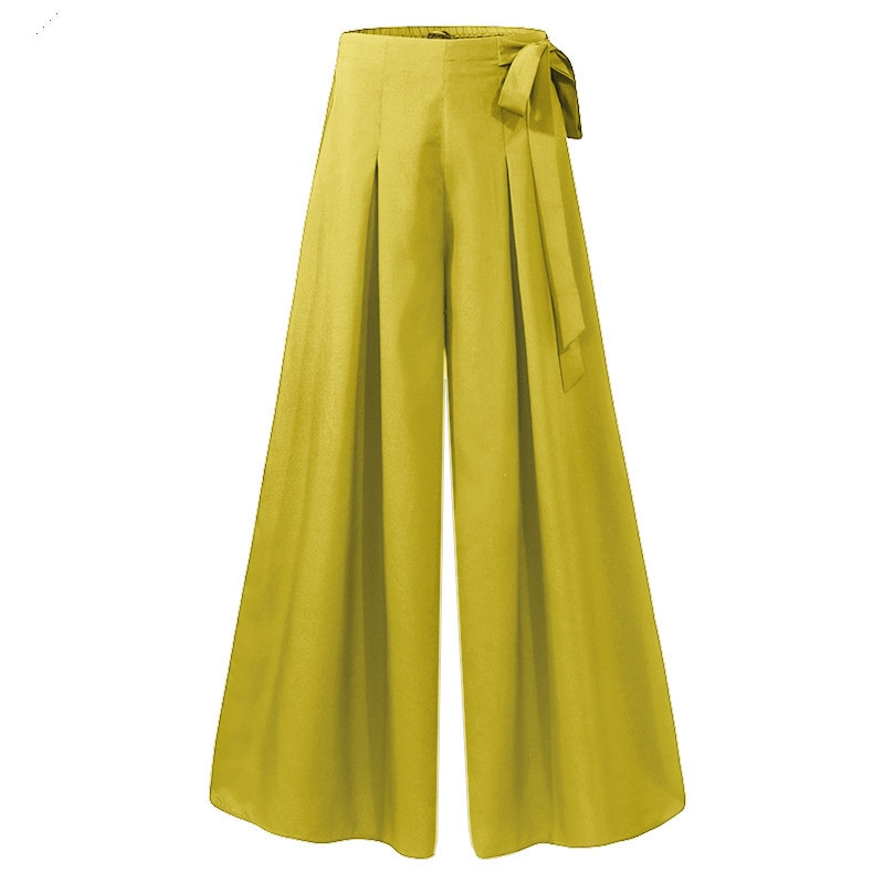 Title 2, Womens cotton and linen wide-leg pants, high w...