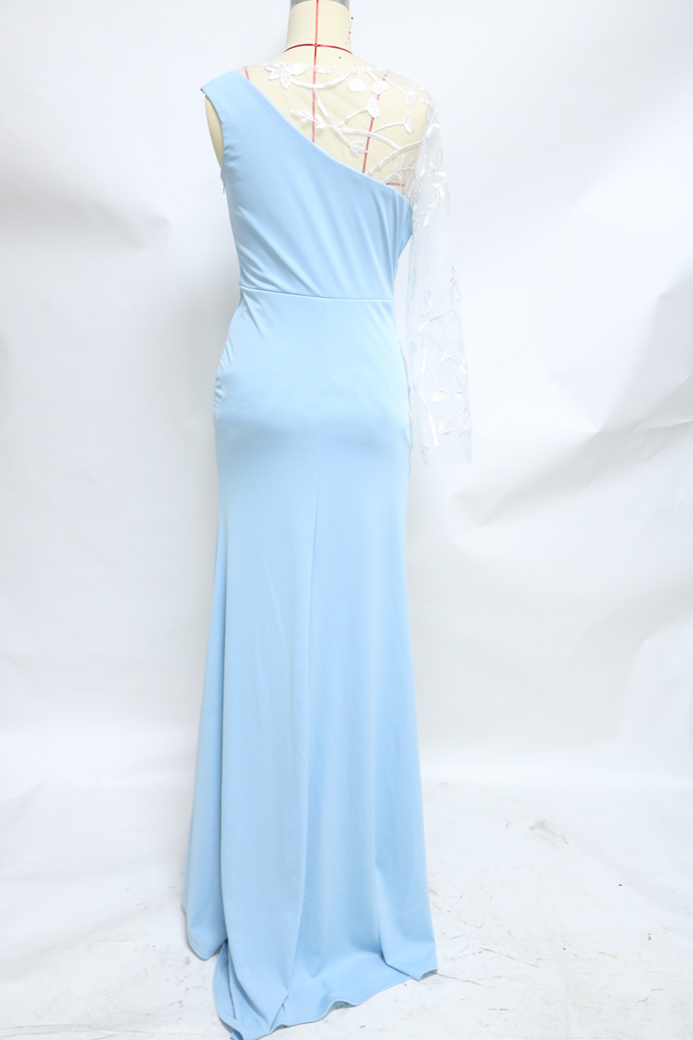 Lace Slim Evening Gown Split Sexy Slim Dress