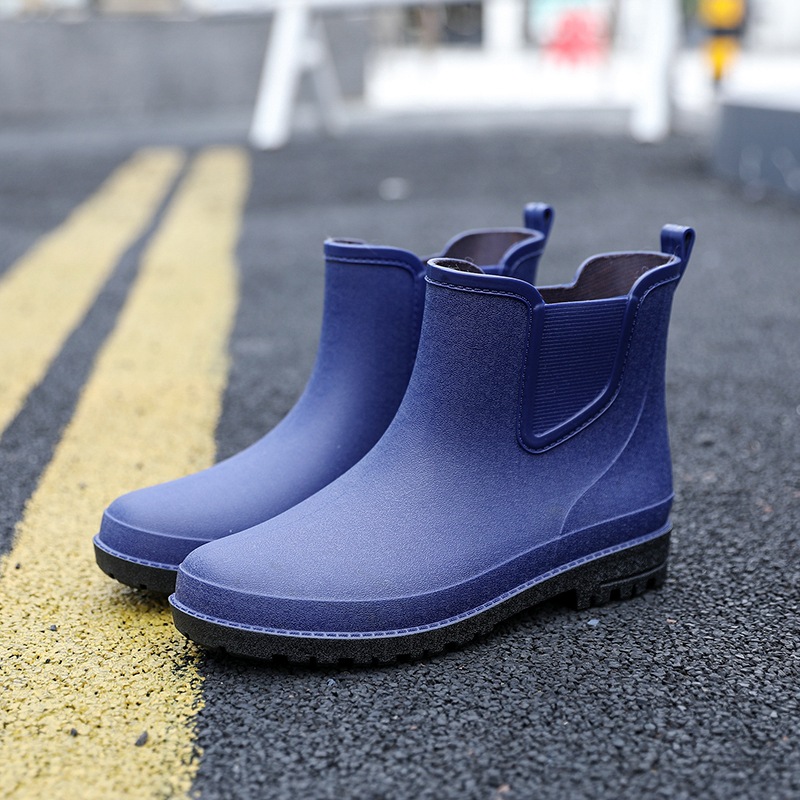 Title 7, Short Tube Water Shoes Men Rain Boots Autumn An...