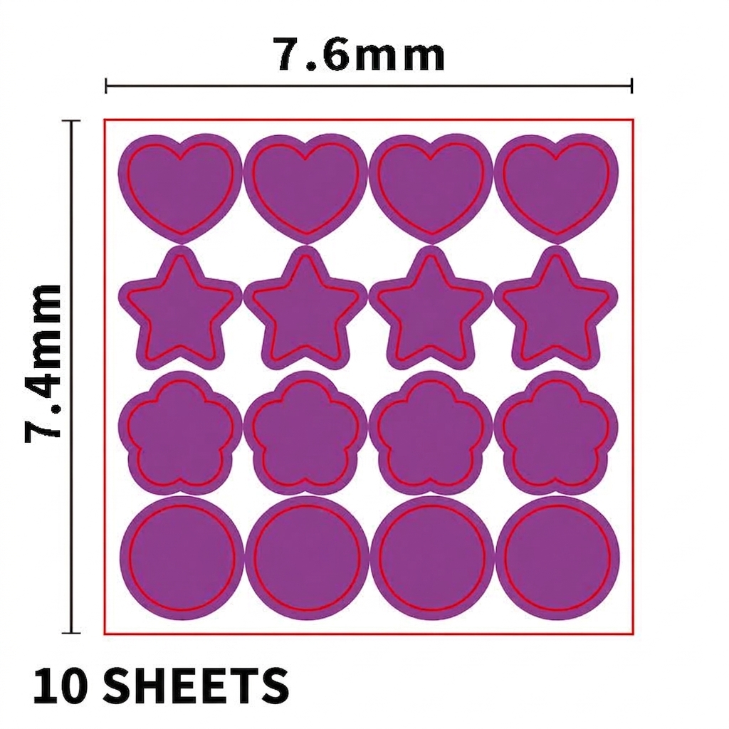 Sunscreen Stickers, UV Sensor Stickers, Waterproof Children's Sunscreen Reminders, Color-changing Stickers, Campus Activities, Outdoor