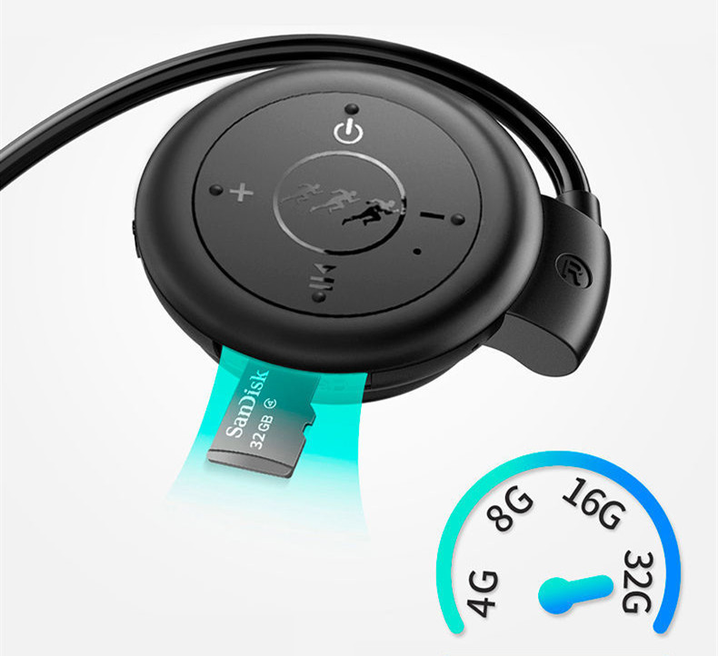 Sports Running Card Bluetooth Headset - Image 3
