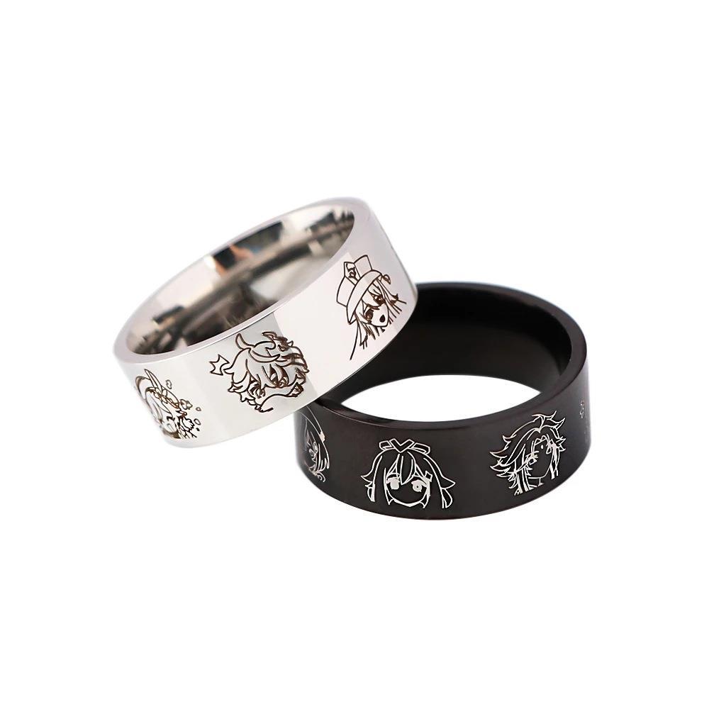 Title 5, Jewelry Cartoon Head Ring Image for crafting un...