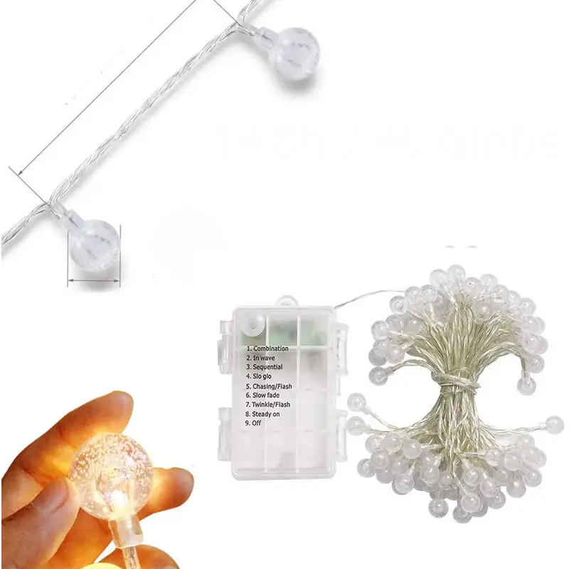 Christmas Ball Remote Control LED Bubble Crystal Ball Lamp