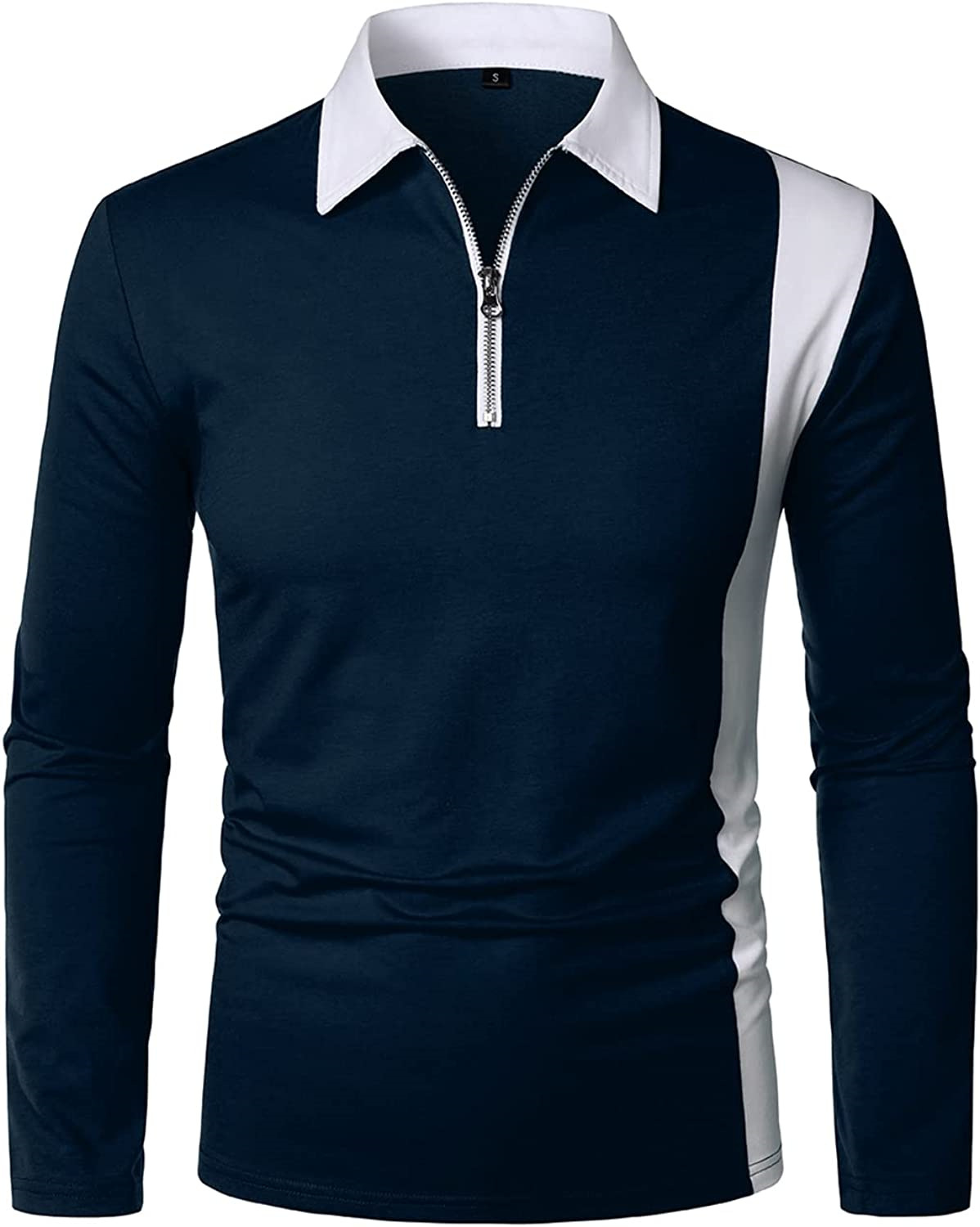 Title 6, Camisa masculina com color blocking e gola de l...