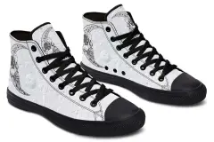 Printed Couple High-top Canvas Shoes - As Shown In Figure-38 - View 1