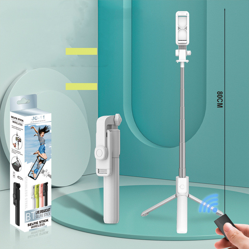 Mobile Phone Bluetooth Self Timer Rod Extension With Fill Light - Image 2