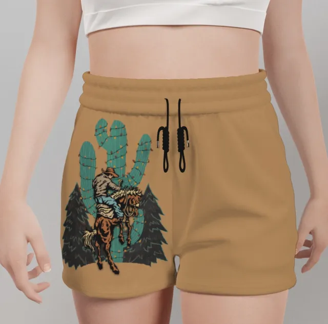 Casual Shorts With Printed Pockets On Both Sides - Shop at LoveMi