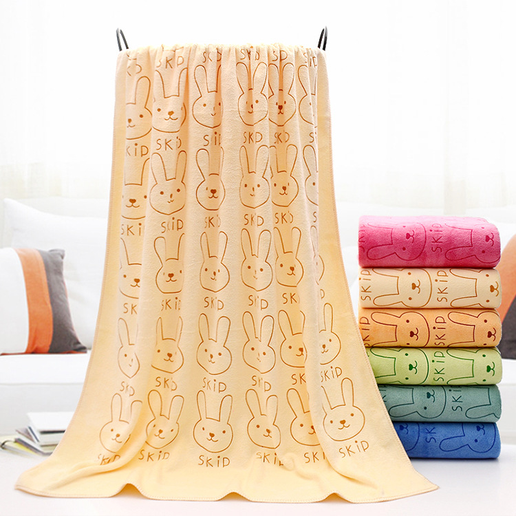 Factory Direct Sales Autumn And Winter Bath Towel Microfiber Thick Strong Absorbent… — image 1