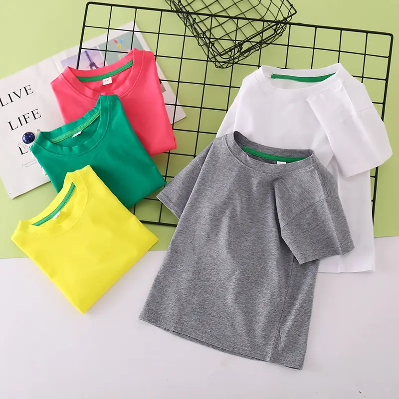 Children's Wear Short Sleeved T-shirt