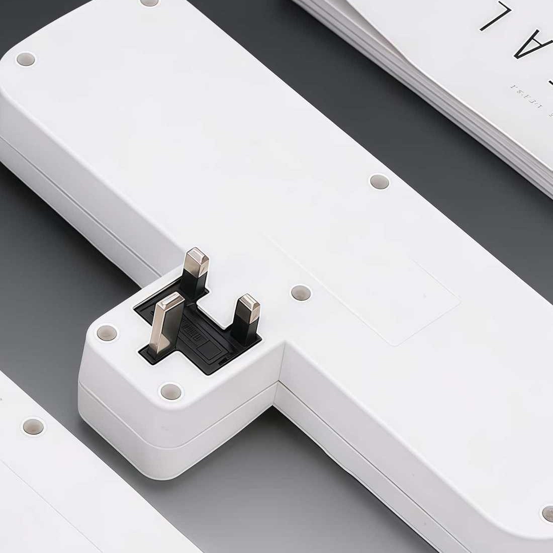 6-in-1 Multi Plug Extension 3 Way 3 USB With Individual Switched Wall Socket — image 3