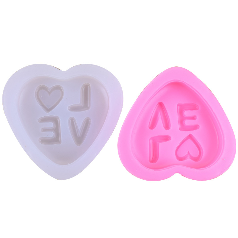 Title 1, Decorative Candle Mold Of Heart Shaped Sugar Cake