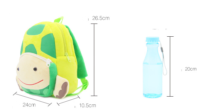 Title 6, Cute Zoo Childrens Schoolbag Backpack Plush An...