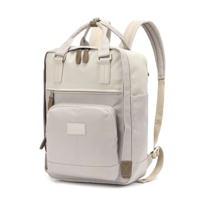 Men's Fashion Contrast Color Laptop Backpack Lavender - Shop at LoveMi