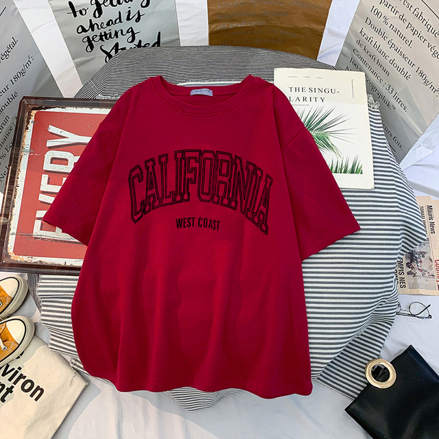 Summer Harajuku Women's Casual T shirt Printed Top 3 Style M - Shop at LoveMi