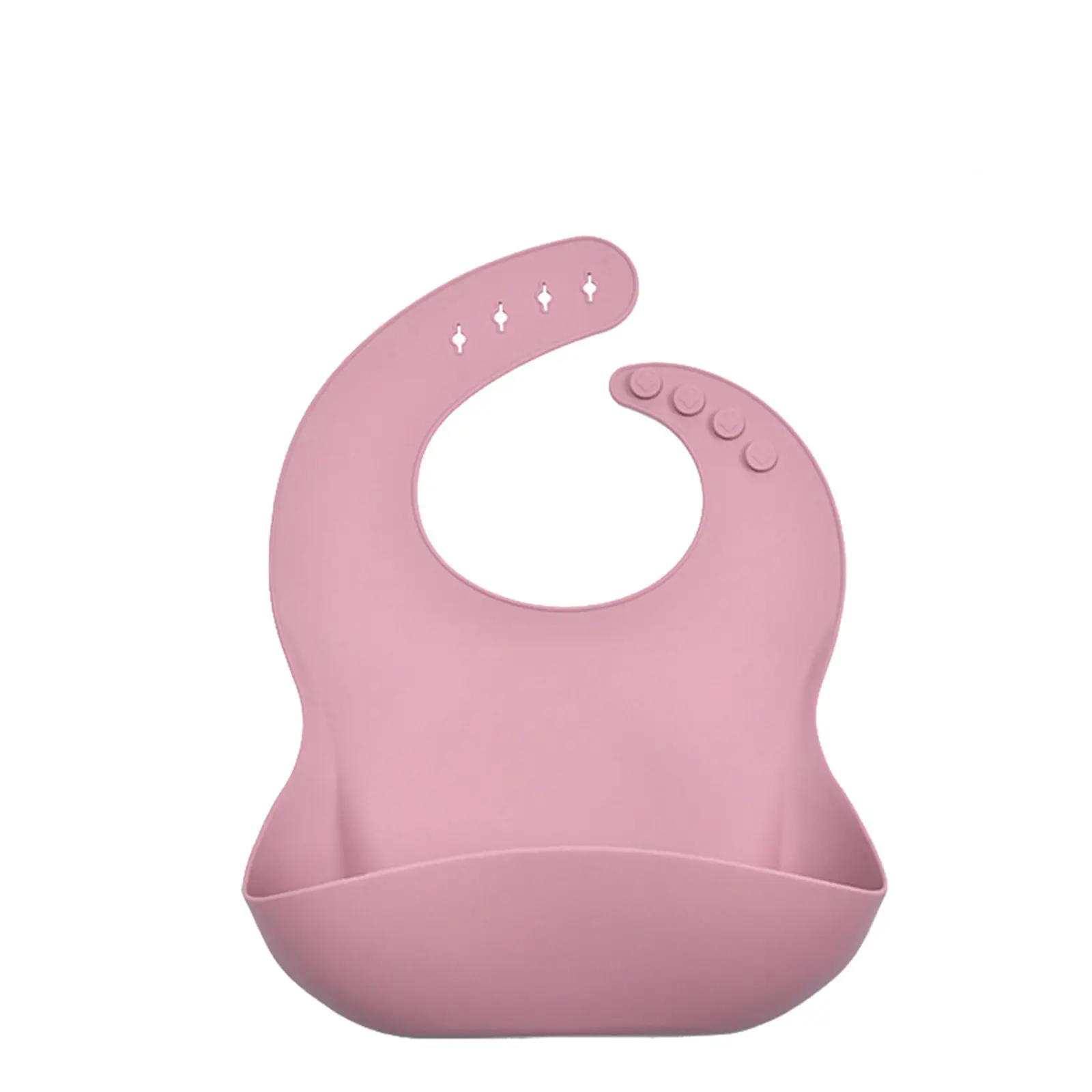 Soft Silicone Baby Bibs - Waterproof, Adjustable & BPA-Free For Infants & Toddlers 10-72 Months, Unisex Feeding Essentials In 7 Colors